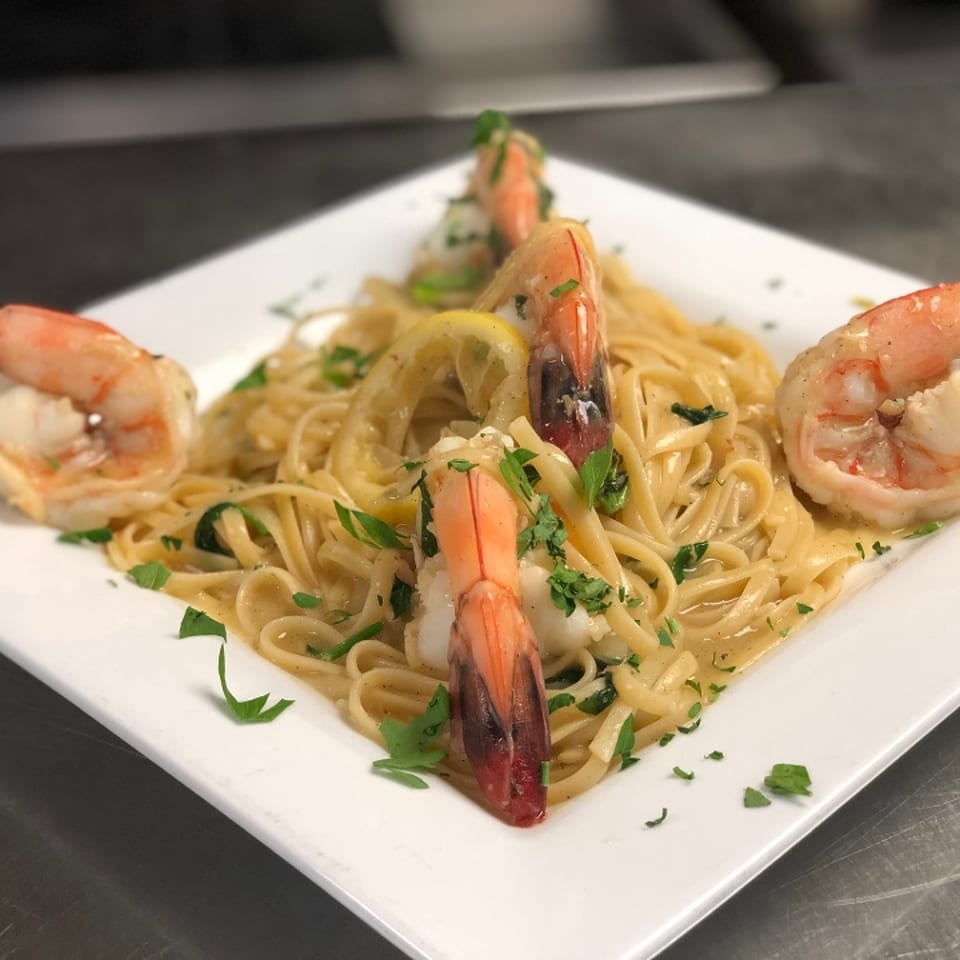 Shrimp Scampi at Our Restaurant