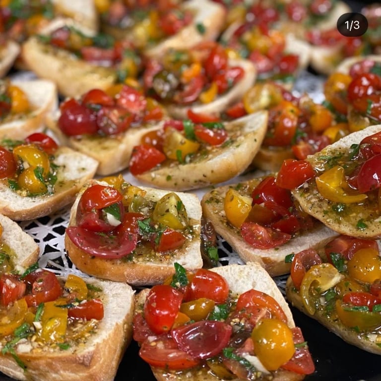 Bruschetta Made Fresh Daily